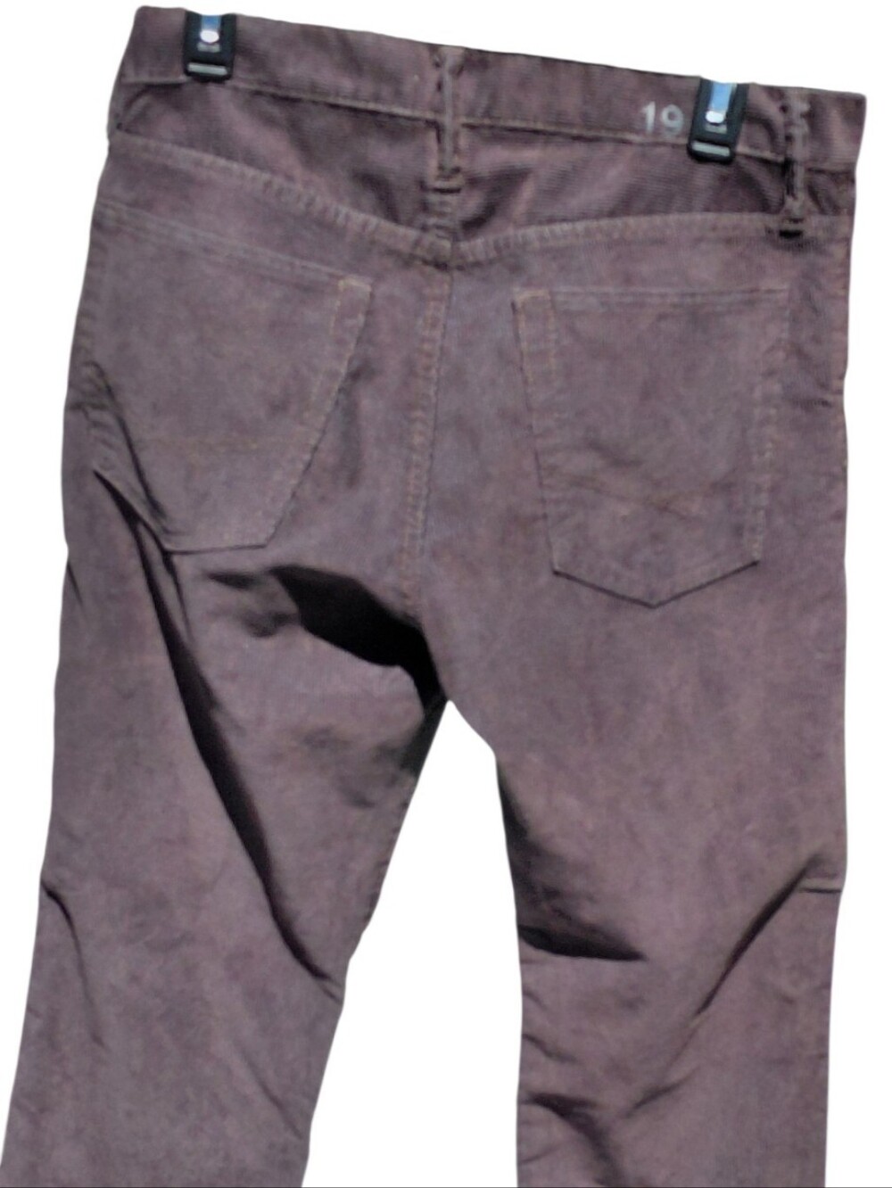 8407..Men's Gap 1969 Straight Legs Pants in Dark Brown Size 30x30 - Picture 4 of 4